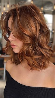 Dive Into Depth: 25 Dark Brown Hair Color Ideas for a Bold Statement Brunette Ginger Balayage Short Hair, Auburn With Dimension, Honey Chestnut Hair Color, Chestnut Honey Hair, Cool Tone Red Brown Hair, Chestnut Short Hair, Light Brown To Red Hair, Copper On Brown Hair, Light Brownish Red Hair