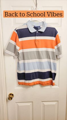 Campus Classic - Bugle Boy Striped Shirt for Back to School! 🍁👔 Combine comfort and style with this versatile and iconic back to school wardrobe piece. #CampusClassic #VintageMensStyle #BackToSchoolWear #vintageoutfits #vintageaestheticoutfits #vintagefashionoutfits #vintageoutfits90s #vintageclothingaesthetic #vintageoutfitideas #vintagetshirt #vintagefashionaestheticfashion #vintageaestheticclothing #vintagefashion #vintageaestheticretro Cotton Polo Shirt With Vertical Stripes, Cotton Short Sleeve Polo Shirt With Vertical Stripes, Casual Short Sleeve Striped Polo Shirt, Casual Short Sleeve Polo Shirt With Stripes, Casual Horizontal Stripe Short Sleeve Polo Shirt, Casual Short Sleeve Polo Shirt With Horizontal Stripes, Casual Striped Short Sleeve Polo Shirt, Striped Cotton Polo Shirt With Short Sleeves, Striped Relaxed Fit Short Sleeve Polo Shirt