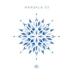 the cover art for mandala's album, which features an image of a snowflake