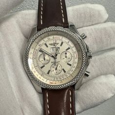 Breitling Bentley 48mm White Dial Watch Ref# A4436212 – Happy Jewelers Luxury White Gold Chronograph Watch With Round Dial, Luxury White Gold Chronograph Jewelry And Watches, Designer White Gold Watches With Chronograph, Designer Automatic White Gold Watch, Designer White Gold Automatic Watch, Designer Chronometer Watch In White Gold, Designer White Gold Chronometer Watch, Luxury White Gold Chronograph Watch, Luxury White Gold Watch Bands With Subdials