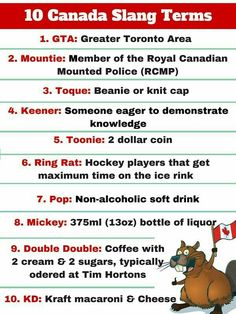 the top ten things to do in canada