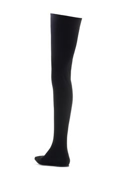 Keep your look streamlined with one-and-done ease in this thigh-high stocking boot that seamlessly pairs a pointy-toe kidskin flat with a stretch-jersey shaft. Pull-on style Textile and leather upper and lining/leather sole Made in Italy Designer Shoes Elegant Thigh-high Legwear For Evening, Elegant Thigh High Legwear For Evening, Black Thigh High Evening Tights, Elegant Thigh-high Tights For Evening, Black Thigh High Tights For Evening, Elegant Thigh High Tights For Evening, Elegant Evening Thigh-high Tights, Elegant Evening Thigh High Tights, Stretch Thigh High Tights For Evening