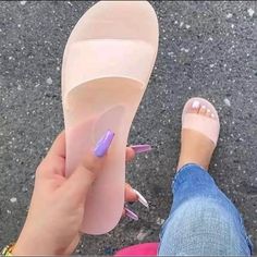 New Sandals All Size Summer Slippers Sandals, Summer Candy, Jelly Slides, Women Slippers Fashion, Fashion Slides, Womens Sandals Summer, Summer Slippers, Womens Summer Shoes, Beach Slippers