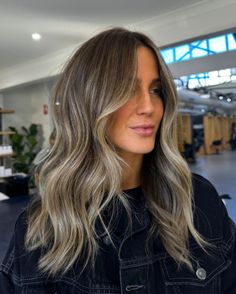 50+ Bronde Haircolor Ideas You Must Try This Season; brown hair color ideas! This includes bronde hair, bronde haircolor brunettes, bronde haircolor brunettes ash, bronde haircolor spring, bronde haircolor with dark roots & more! This also includes bronde haircolor summer, bronde haircolor formulas, bronde balayage, bronde balayage brunettes, bronde balayage hair, bronde balayage brunettes summer hair, bronde haircolor fall, bronde winter & more! #bronde #brondehaircolorideas #brondebalayage Ash Brown Hair With Subtle Highlights, Rich Balayage Brunettes, Grey Hiding Hair Color, Ash Bronde Balayage With Money Piece, Dark Rooted Balayage, Ashy Rooted Blonde, Blonde Hair Color Dark Roots, Bronde Haircolor Winter, Ashy Blonde With Dark Roots