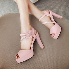 Gender: For Women Style: Fashion,KoreanOccasion: Casual,Party/Club,Office/CareerHeel Height: 10cmPlatform Height: 2.5cmSeason: Spring,Summer,Fall/Autumn,WinterPackage Contents: 1 x Shoes (Pair)Size Guide:28 = foot length 18.5-19cm (Foot width=6.5-7cm)29 = foot length 19-19.5cm (Foot width=7cm)30 = foot length 19.5-20cm (Foot width=7-7.5cm)31 = foot length 20-20.5cm (Foot width=7.5cm)32 = foot length 20.5-21cm (Foot width=7.5-8cm)33 = foot length 21-21.5cm (Foot width=8cm)34 = foot length 21.5-22 Spring High Heel Eva Sandals, Spring High Heel Sandals, Feminine Spring Platform Sandals, Spring Feminine Platform Sandals, Feminine High Heel Platform Sandals, Pink High Heel Eva Sandals, Feminine Platform Sandals With Round Toe, Feminine Round Toe Platform Sandals, Heels With Heel Strap For Spring