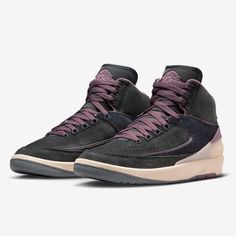 The Air Jordan 2 Retro Is One Of The Most Iconic Sneakers Of All Time. First Released In 1986, It Was Designed By Bruce Kilgore And Quickly Became A Fan Favorite Thanks To Its Clean Lines And Signature Style. The Air Jordan 2 Retro Features A Full-Grain Leather Upper With Perforated Panels For Breathability, A Padded Collar For Comfort, And A Rubber Outsole With A Herringbone Pattern For Traction. This Classic Sneaker Is A Must-Have For Any Sneakerhead Or Fan Of Michael Jordan. New!! Women’s Siz Purple Leather Sneakers With Gum Sole, Purple Lace-up Basketball Shoes With Contrast Sole, Purple High-top Sneakers With Gum Sole, Nike Air Jordan 2, Air Jordan 2 Retro, Iconic Sneakers, Jordan New, Air Jordan 2, Purple Sneakers