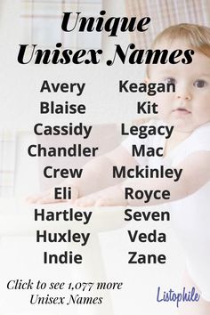 a baby sitting in a high chair with the names of their names on it's back