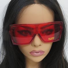 New Without Tags Plastic Uv400 Flat Top Tinted Lens Questions? Leave A Comment Below! Red Anti-reflective Sunglasses For Party, Red Party Sunglasses With Uva Protection, Red Plastic Sunglasses With Uva Protection, Red Rectangular Sunglasses With Uva Protection, Casual Red Plastic Sunglasses, Red Rectangular Sunglasses With Mirrored Lenses, Red Sunglasses With Uva Protection For Beach, Trendy Red Sunglasses With Polarized Lenses, Red Rectangular Sunglasses For Summer