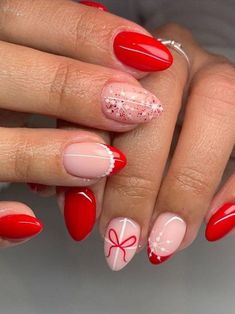 Simple Diy Art, Christmas Nail Inspo, Christmas Nail Design, Nail Art Noel, Christmas Nail Ideas, Cute Christmas Nails