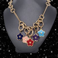 Cute Cherry Blossom Inlay Disc Charms crafted in solid 14K Gold with choice of, Malachite, Peach Coral, Red Coral, Turquoise, Lapis and Amethyst. Can be worn on a chain or bracelet. The Chain and connectors in the pictures are not included and for display purposes only. Please allow 1-4 weeks for delivery. 𝓘𝓽𝓮𝓶 𝓓𝓮𝓽𝓪𝓲𝓵𝓼 ♥ Made to Order ♥ Measurements: 13 mm x 13 mm ♥ Metal: 14 K Solid Gold ♥ Arrives Gift Ready in a Beautiful Jewelry Box. ♥ *STORE POLICY* We accept returns/exchanges wit Yellow Gold Enamel Jewelry With Flower Charm, Multicolor Pendant Jewelry With Dangling Charms, Multicolor Dangling Charms Pendant Jewelry, Floral Enamel Necklace With Flower Charm, Metal Flower Charm Necklaces, Flower Charm Enamel Necklace, Enamel Flower Charm Necklace, Flower Shaped Jewelry With Lobster Clasp For Jewelry Making, Dangle Flower Charm For Jewelry Making