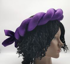 Unique Purple Handmade Twist Crushed Velvet Headband. Perfect for Weddings, Church, cocktails and casual events. Perfect to keep your hair off your face, for special events. The best accessory to have in your wardrobe. Do not hesitate to contact me for any information or customization of accessories or fabrics. Please note that photos are for illustration purposes and may appear to differ slightly from actual Item in terms of colour due to your monitor's display settings. We do our utmost to rep Adjustable Purple Headwrap For Party, Adjustable Purple Headwrap For Parties, Adjustable Purple Headband, Velvet Headband, Crushed Velvet, Hair Accessories Headbands, Special Events, Violet, Ready To Wear