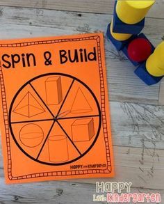 spin and build activity for kids to practice their math skills