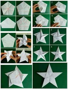 how to make an origami star