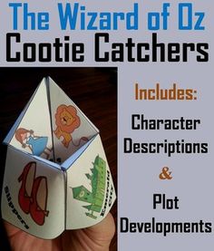 the wizard ofozie catchers includes character descriptions and plot development