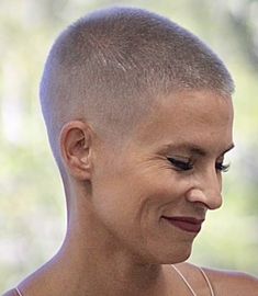 Buzzcut Girl, Shaved Hair Cuts, Clipper Cut, Chemo Hair, Buzzed Hair, Really Short Hair