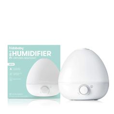 the humidifier is next to its box