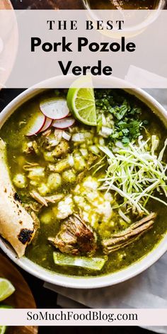 the best pork pozole verde soup recipe