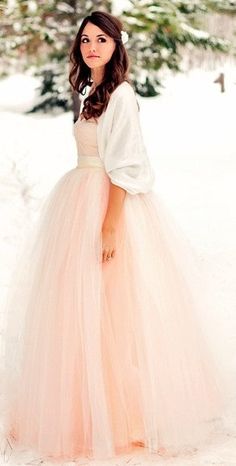 full length tulle tutu skirt     by TutusChicBoutique Full Length Tulle Skirt, Blush Tulle Skirt, Tutu En Tulle, Chiffon Skirts, Black Wedding Decorations, Light Pink Wedding, Pink Tulle Skirt, Tulle Tutu Skirt, Pink Wedding Dresses