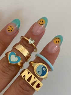 Evry Jewels NYC ring Diy Ring, Preppy Jewelry, Girly Accessories, Jewelry Accessories Ideas, Hand Jewelry