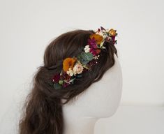 Rose Eucalyptus Rust Terracotta Sage Green Dried Flower crowns Boho Bride hair wreath maroon Embroidered headband Boutonniere size 9-12cm H Adult size 45cm L Bridal Set : Adult Crown+Boutonniere Child Crown 1-5 years size 40-43cm Note: The picture only shows the corolla, please check the items you need carefully Can be made by order, made from real dried baby breath flowers and white bleached dried baby breath, eucalyptus,Beautiful,Delicate floral crown ; the ribbon is on top of the length of th Boho Bride Hair, Dried Flower Crown, Embroidered Headband, Boho Flower Crown, Baby Breath, Hair Wreath, Bride Hair, Flower Crowns, Floral Wire