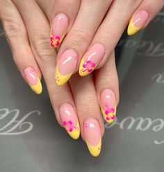 Tip Nail Designs, French Tip Nail Designs, French Tip Acrylic Nails, Vacation Nails, Dream Nails, Fire Nails, Funky Nails, Nails Inspo