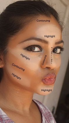 How To Contour Your Face, Makeup Contouring, Tutorial Eyeliner, Contour And Highlight, Contour Tutorial, Mekap Mata, Contour Makeup Tutorial, Makeup Tip, How To Apply Concealer