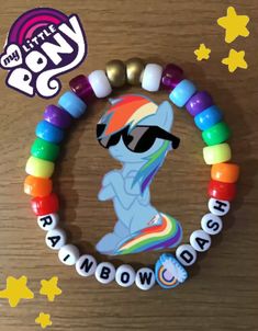 Rainbow Dash Mlp, Scene Kandi, Kandi Cuff, Silly Things