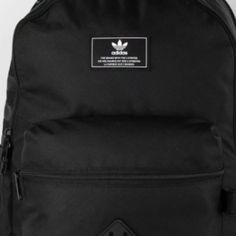 Backpack Men's Black Adidas Sporty Backpack For Streetwear, Adidas Rectangular Backpack For Everyday Use, Functional Adidas Backpack For Streetwear, Black Backpack For Streetwear, Adidas Functional Backpack For Streetwear, Adidas Functional Streetwear Backpack, Black Streetwear Bag For Back To School, Urban Backpack For Students, Adidas Bags For Back To School