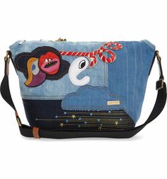 Main Image - MARC JACOBS Denim Crossbody Bag Denim Crossbody Bag, Denim Crossbody, Marc Jacobs, Diaper Bag, Crossbody Bag, Illustrator