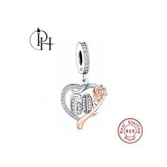 *20% Limited Time Sale* Pandora Fitting 60th Birthday Charm S925 Silver Anniversary Dangle Bead Gift For Grandma -  These charms will fit all top brand bracelets (e.g. Pandora, Chamilia) -  925 Sterling Silver Charms (Hallmarked) -  Highest Quality Cubic Zirconia Stones -  Fast Delivery With Royal Mail 1st Class -  Fully Tracked International Shipping -  Free UK Shipping -  Free Gift Pouch -  100% Positive Feedback -  30 Days returns are welcome This beautiful 60th Birthday Charm is the perfect Elegant 925 Stamped Charms For Anniversary, Elegant Charms For Anniversary And Mother's Day, Elegant Sterling Silver Charms For Birthday, Elegant Sterling Silver Birthday Charms, Elegant Rose Gold Charms For Anniversary, Elegant Silver Charms For Birthday, Anniversary Rose Gold Sterling Silver Charms, Rose Gold Gifts, Rose Gold Flower