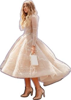 Elegant Fit And Flare Midi Wedding Dress, Elegant Wedding Fit And Flare Midi Dress, Beige A-line Midi Dress For Wedding, Fitted Tea-length Evening Dress For Wedding Guest, Chic Full Skirt Prom Season Dress, Full Skirt Maxi Dress For Party, Chic Full Skirt Dresses For Prom Season, Chic Tea Length Wedding Dresses, Chic Tea-length Wedding Dresses