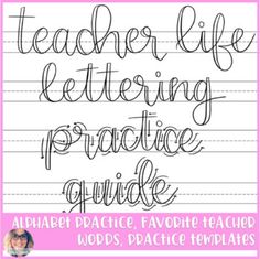 the alphabet practice guide for teaching letters and numbers to teach children how to use them