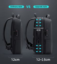 Travel, study, or work in style - look sharp and stay secure with this exclusive laptop backpack for men. Whether you are going to school, university, the office, or out for a weekend getaway, this functional bag has got your back! Introducing the perfect backpack for the modern man – the EFFENTII Men's anti-theft USB Laptop Backpack. This men's laptop backpack is the perfect go-to accessory for any man on the go! With a TSA approved combination lock feature and USB charging port, you can be sur Lightweight Travel Backpack, Business Travel Backpack, Black School Bags, Business Travel Bag, Laptop Backpack Mens, Waterproof Laptop Backpack, Tech Backpack, Tech Bag, Geographical Norway