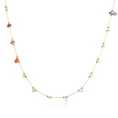 PRICES MAY VARY. Trendy boho jewelry colorful rainbow natural stones necklace for women girls Necklace Length: 15.8"(400mm), with Extended chain: 2.4"(60mm) Made of 316L surgical steel which is Nickel Free and Allergy-Free, hypoallergenic, comfortable for your sensitive skin. Perfect gift for Birthday, Anniversary, Christmas, Valentine's Day, Thanksgiving Day, Wedding, Party, Celebration, Holiday etc. Comes with a delicate jewelry pouch, perfect gift for you or your loved ones. A Nice Day Starts Necklace For Mother, Teen Girl Jewelry, Western Bohemian, Soft Gift, Girls Necklace, Beaded Chain Necklace, Healing Stones Jewelry, Colorful Stones, Jewelry Colorful