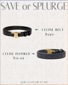 Shop on LTK 🩷 #reasonablychic Celine belt dupe, fashion, designer-inspired, affordable, style, accessories, luxury, look for less, replica, budget-friendly, chic, trendy, affordable fashion, outfit, high-end dupe. Follow my shop @reasonablychic on the @shop.LTK app to shop this post and get my exclusive app-only content! #liketkit @shop.ltk https://liketk.it/4iQXs Black Celine Belt Outfit, Celine Belt Outfit Women, Celine Belt Outfit, Celine Triomphe Belt, Celine Aesthetic, Modest Spring Outfits, Look Expensive On A Budget, Nameplate Ring, Celine Belt