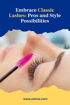 Classic lashes for an elegant look! Discover the benefits, step-by-step process, and aftercare to maintain your beautiful lashes. Classic Lashes, Wispy Lashes, Beautiful Lashes, Eyeliner Looks, Glowy Makeup, Volume Lashes