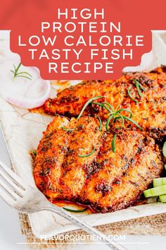 Juicy, succulent and absolutely mind-blowing – these are the only adjectives I can imagine to describe my stunning air fryer fish fillet! Plus it is super easy to make! Total win-win! High Protein Air Fryer, Best Fish Recipes, Grilled Fish Recipes, Air Fryer Fish, High Protein Low Calorie, Fish Recipes Healthy