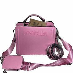 Top Rated Steve Madden Fondant Pink Bevelyn Crossbody Bag Purse With Pouch TikTok Famous, Women's Bags Pink Steve Madden Purse, Fondant Pink, Strawberry Soda, Tiktok Famous, Steve Madden Purse, Medium Sized Bags, Women's Bags, Top Rated, Purses Crossbody