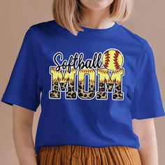 [Sport Design]:This is a custom sports t-shirt for moms to cheer their kids on the field. A total of 6 balls (baseball, basketball, football, soccer, softball, volleyball) and 13 T-shirt colors are available for you to choose from, and the back of each piece of clothing can be customized with your favorite ball number and name. Suit for wearing it to your child's sports game, and you must be the brightest mom. [Premium Material]:The classy t-shirts are made from premium quality 100% cotton. The Sports Numbers, Mint And Navy, Sports Baseball, Sports Mom, Baseball Mom, Kids Sports, Sports Design, Sport T Shirt, Softball