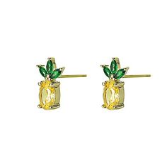 PRICES MAY VARY. DELICATE DESIGN - Cute Small Pineapple Stud Earrings EARRING SIZE - 6mm*10mm. Lightweight and cute. 925 STERLING SILVER - hypoallergenic, tarnish free and nickel free, which is fit for sensitive ears. GIFT - perfect for women.teens,little girls,birthday gifts,christmas gifts,mothers day gifts,thanks giving day gifts,holiday gifts,etc. SATISFACTION GUARANTEED - We promise first-class service, including fast & reliable shipping, excellent communication and Amazon's refund & return policy. Caring for your Rnivida Jewelry 925 Sterling Silver jewelry is an extremely versatile metal with a beautiful natural luster that can be restored with the proper knowledge and care. Follow these simple steps to keep your Rnivida Jewelry sparkling.   Use a treated jewelry polishing cloth to r Thanks Giving Day, Golden Pineapple, Pineapple Jewelry, Pineapple Gifts, Giving Day, Stud Design, Pineapple Earrings, Thanks Giving, Mother Christmas Gifts