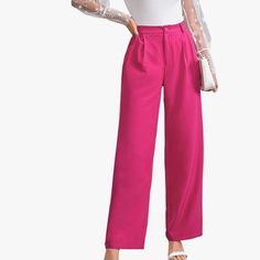 Nwt Sweaty Rocks Pants ,Hot Pink, High Waisted Wide Leg, Casual Style For Almost All Occasions, Loose Fit . 93% Polyester 7% Elastane,Lightweight ,Machine Washable. Two Side Pockets, Zipper Closure ,Pleated In Front, Size L ,Please Check All The Photos For Measurements And Details ,Reasonable Offers Welcome ,Bundles Of Two Or More Discount. Fall Wide Leg Pink Pants, Pink High Waist Wide Leg Pants For Fall, Pink Pants For Fall, Pink High-waisted Wide Leg Pants For Fall, Pink Wide-leg Pants For Fall, Pink Baggy Pants, Wide Leg Casual Pants, Casual Wide Leg Pants, Casual Style