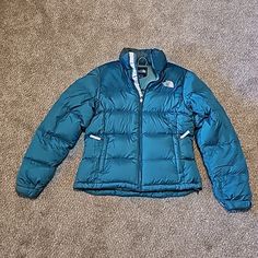 In Excellent Used Condition, No Flaws Navy Blue North Face Puffer, North Face Puffer Jacket Blue, Blue The North Face Windbreaker For Winter, The North Face Blue Jacket, The North Face Puffer Jacket, Spring Blue The North Face Outerwear, The North Face Puffer, North Face Puffer Jacket, North Face Jacket