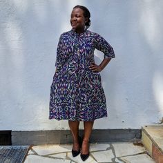 You will love pur elate dress<3 Our loose fit colourful dresses made out of non-stretchy African print are perfect for you in case you are looking for a style idea that is versatile, comfortable, and looks fabulous year-round. All materials used to design the dresses are sourced in Kenya.  MEASUREMENT GUIDE:  We recommend asking questions about sizes or you can take your own measurements (at the bust) if unsafe. Since its an A- Line, you only need to ensure that you have the right fit for the bu Multicolor Cotton Dress With Relaxed Fit, Multicolor Relaxed Fit Cotton Dress, Multicolor Long Sleeve Relaxed Fit Dress, Multicolor Casual Midi Dress For Work, Casual Multicolor Midi Dress For Work, Casual Multicolor Dress With Pockets, Summer Multicolor Midi Dress With Pockets, Casual Purple Dresses With Pockets, Purple Casual Dress With Vibrant Print