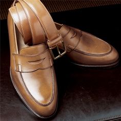 The Rosebery Loafer in Antique Tan Timeless Formal Goodyear Welted Moccasins, Formal Timeless Goodyear Welted Moccasins, Elegant Semi-formal Goodyear Welted Moccasins, Elegant Cognac Slip-on Moccasins, Elegant Goodyear Welted Moccasins For Work, Elegant Workwear Moccasins Goodyear Welted, Elegant Cognac Monk Strap Business Shoes, Elegant Cognac Monk Strap Shoes For Business, Cognac Slip-on Loafers For Semi-formal Occasions