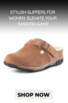 Stylish Slippers for Women: Elevate Your Fashion Game Comfortable Clogs With Arch Support, Cushioned Footbed Clogs For Walking, Comfortable Clogs With Ortholite Insole, Foot Pain Relief, Slippers For Women, Pewter Color, Heel Pain, Thick Socks, Foot Pain