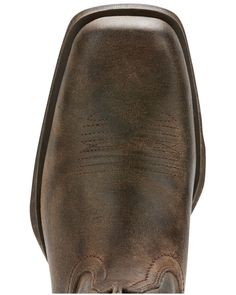 Ariat Men's Rambler Antiqued Cowboy Boots - Square Toe, Brown Rustic Distressed Brown Boots With Leather Lining, Rustic Ranch Boots With Leather Lining, Rustic Brown Boots With Plain Toe, Rugged Work Boots With Leather Sole For Rodeo, Rugged Brown Boots For Country Events, Rustic Work Boots With Reinforced Heel For Western Events, Rugged Boots With Leather Sole For Western-themed Events, Rugged Moto Boots For Rodeo With Reinforced Heel, Rugged Moto Boots With Reinforced Heel For Rodeo