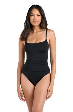 Island Goddess Lingerie One Piece - Black Simple Feminine Style, Black Compressive Swimwear With Lined Body, Black One-piece Swimwear For Poolside, Goddess Twist, Black Lined One-piece Swimwear For The Beach, Black V-neck One Piece For Poolside, Black V-neck One Piece Beachwear, Bandeau Tankini, Halter Tankini