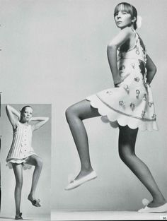 Vogue Italia, April 1968 Photo by Richard Avedon Penelope Tree, Courreges Dress, Vogue Archive, Sixties Fashion