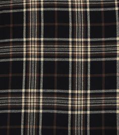 a black and white plaid fabric