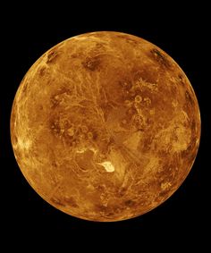 an image of the planet venus taken from space